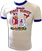 Vintage 1981 original glitter Fred Flintstone Bedrock cartoon Iron-On T-Shirt