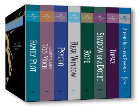 The Best of Hitchcock - Volume 1 (Psycho, Rear Window, The Man Who Knew Too Much, Topaz, Rope, Shadow of a Doubt, Family Plot, Alfred Hitchcock Presents #1)