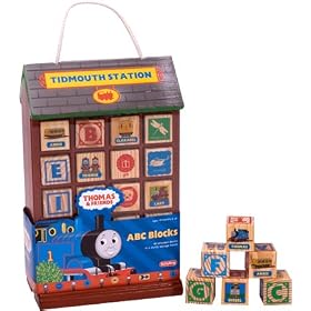 Thomas the Tank Engine and Friends: Thomas the Train Tidmouth Station ABC Building Play Blocks by Thomas & Friends