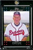 2007 Topps #256 Bobby Cox Atlanta Braves Baseball Card - Mint Condition - Shipped in Protective Display Case!