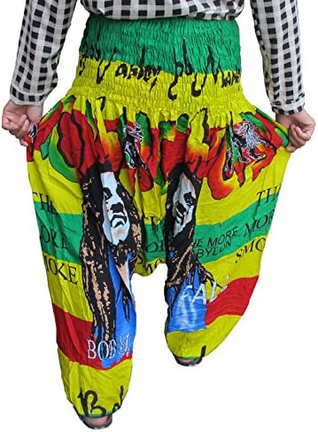 LOVELY BOB MARLEY BEAUTIFUL HILL TRIBE STYLE GENUINE RAYON