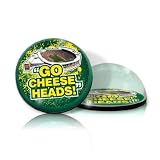 NFL Green Bay Packers Lambeau Field, With Their Famous Slogan, Round Crystal Magnetized Paperweight