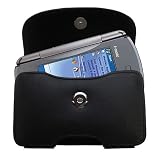 Horizontal Leather Case with Belt Clip/Loop for the i-Mate JASJAR