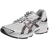 ASICS Men’s Gel Stratus Running Shoe White/Silver/Red T9A1N/0191 8 UK