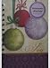 Purple / Cream Hanging Ornaments "Joy" Spiral Journal