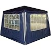 Seitenteile mit Fenster f�r Pavillon Pavillion in Blau 2 St�ck