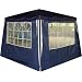 Seitenteile mit Fenster f�r Pavillon Pavillion in Blau 2 St�ck