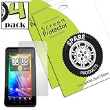 Spare Products (4 Pack) of HTC EVO View 4G Screen Protectors (DIAMOND)
