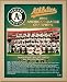 Maple 11x13 1990 American League Champions Oakland Athletics Championship Team Photo Plaque