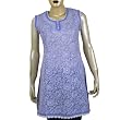 Women's Clothing Lavender Top Kurti Cotton Dress Size S