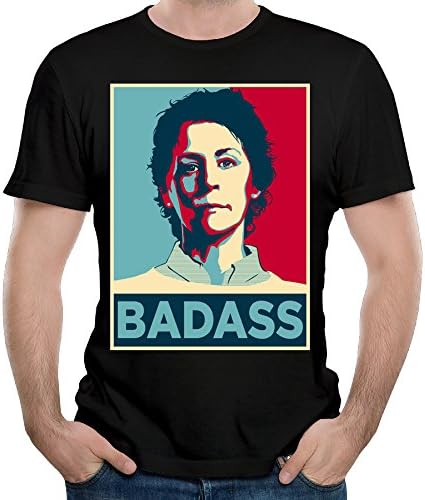 Men's Walking Dead Carol Badass Awesome T Shirt Black