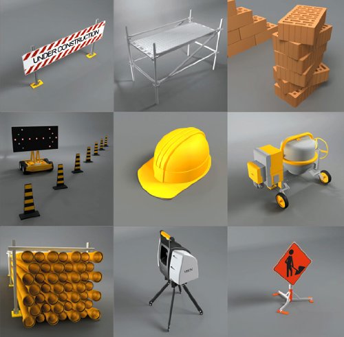 Baustelle VA 3D Außenvisualisierung, 3D Modelle, 3D Objekte, kompatibel zu: 3ds max, Adobe Acrobat 3D, ArCon Eleco, Toolkit, Animatek World Builder, Artlantis R & Studio, Autodesk Studio Tools, Autodesk Viz, Bryce 1-5, Bryce 6, Carrara ab V3, Cinema4D (ab V7), Cinema4D (ab V8), Deep Exploration, Deep Paint 3D, Electric Image, form.Z, HyperShot (Bunkspeed), Keyshot LightWave3D (V6-V9), Maxwell Render, Maya, Microspot Interiors, MicroStation V8 XM, modo (Luxology), NGrain Producer, Photoshop CS3 Extended, Piranesi Poser 4 - 7, Pytha V19, Rhino, Sketchup, Sketchup + VRay, SOFTIMAGE|XSI, solidThinking, Strata CX, Vectorworks 12 und höher, VA Software, Vue 4 und höher, World Construction Set, Visual Nature Studio, VA HausDesigner, Virtual Architecture
