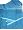 Della Q Combo Knitting Needle Case Blue Stripe