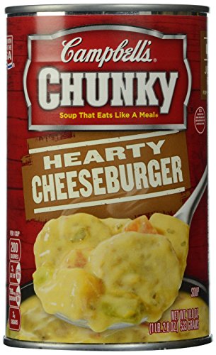 Campbell's Chunky Soup, Hearty Cheeseburger, 18.8 oz