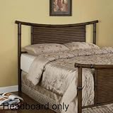 Powell Kawayan King Brushed Dark Brown Bamboo Headboard or Footboard with P02 Frame Sold Separately