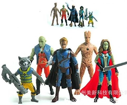Anime Cartoon Guardians of the Galaxy PVC Action Figures Toys Dolls 5pcs/set by Thongchai