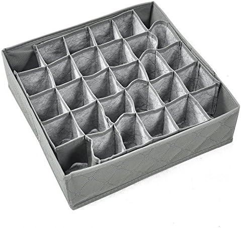 Siabhi Underbed 12-Pair Shoe Organizer with Clear Cover, 12-Compartment Sturdy Underbed Storage Bag