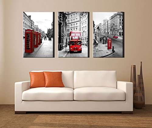 Modern Wall Art Painting Framed London Landscape Canvas Prints London
