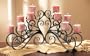 10-Candle Fireplace Candelabra With Lavish Flourish Designs