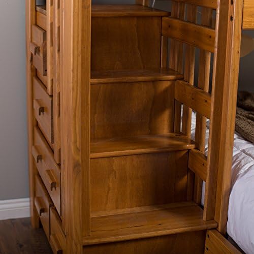 Heartland Twin over Full Bunk Bed with Stairs