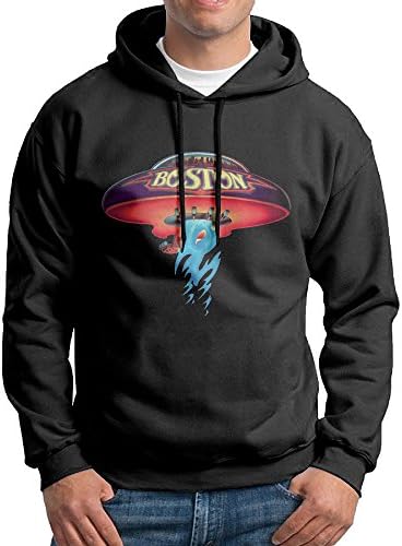 Men Rock Band Boston Don't Look Back Pullover Hooded Sweatshirt