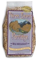Three Bears' Porridge Wild Huckleberry, 16-Ounce Bags (Pack of 6)