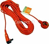 Original Flymo Replacement Lead Mains Cable 15 Metre Long With Fitted Plugs