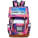 BEIER® XK9 Rose Special Galaxy Backpack Shiny stars Men and women Student Schoolbag