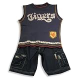 Mishmish - Toddler Boys Sleeveless Short Set, Blue
