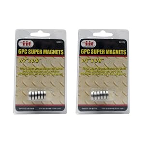 IIT 90272 Super Magnets 6 Piece - 2 Pack