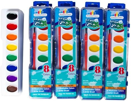 Washable Watercolor Palettes - Set of 24