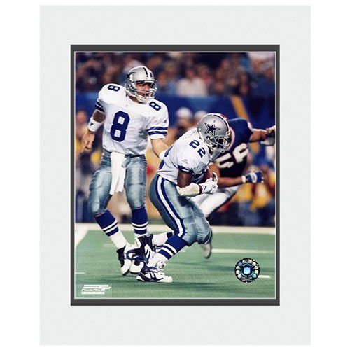 Photo File Dallas Cowboys Troy Aikman/Emmitt Smith Matted Photo