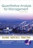 Quantitative Analysis for Management and Student CD-ROM, Eighth Edition