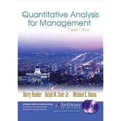 Quantitative Analysis for Management and Student CD-ROM, Eighth Edition