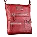 Valentino Red Zipper Messenger Hipster Shoulder Bag