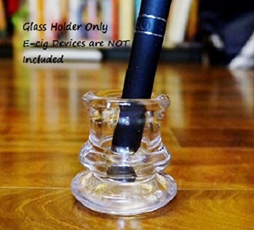 Clear Glass Electronic Cigarettes E-Cig Ego Vape Stand / Holder
