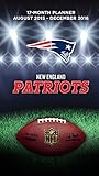Turner New England Patriots 17 Month Planner, August 2015 - December 2016, 3.5 x 5" (8890550)