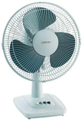 Igenix 12" Oscillating Desk Fan