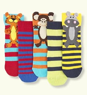 5 Pairs of Younger Boys' Assorted Socks