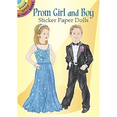 Prom Girl and Boy Sticker Paper Dolls (Dover Little Activity Books)