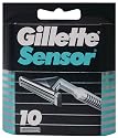 Gillette Sensor Refill Razor Blade Cartridges - 10 Pack