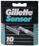 Gillette Sensor Refill Razor Blade Cartridges - 10 Pack