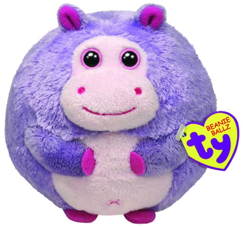 Ty Beanie Ballz Dewdrop The Hippo (Medium)
