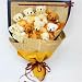 Forever Love Flower Bouquet of Dolls, 11 Teddy Bears