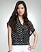 bebe Boxy Button Down Top