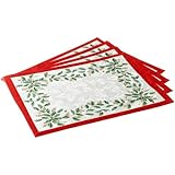 Lenox Golden Holly 13-inch by 19-inch Placemat, Set of 4