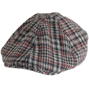 Click here to see all customer reviews now New Wool Tweed Stripe Ivy Driving Driver Golf Cap Hat * Black * Medium / Large