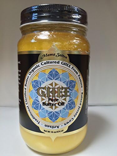 Mama Sattva Cultured Ghee - Certified Organic &amp; Pasture-Raised (16 oz)