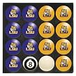 Imperial Louisiana State Tigers NCAA Licensed Billiard Ball Set
