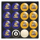 Imperial Louisiana State Tigers NCAA Licensed Billiard Ball Set